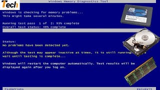 How check Hard Disk and Memory RAM Status [upl. by Borlow]