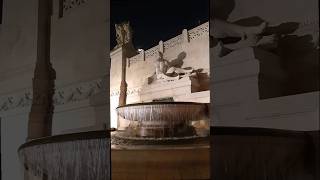 Fontana del Tirreno  Fountain of the Tyrrhenian Sea ⛲ asmr rome italytourism subscribe shorts [upl. by Mieka]