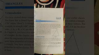 Triangles class9 ch7 triangles congruency rule geometry mathsspecialist subscribe bestresult [upl. by Nerrej]