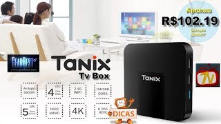 MENOS DE R 11000  TV Box  Tanix TX3 Mini  2 GB de RAM  ROM de 16 GB [upl. by Annawt906]