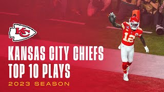 Top 10 Kansas City Chiefs plays  2023 NFL Season [upl. by Oir241]