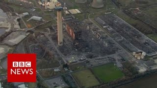 Didcot Casualties feared after Power Station explosion  BBC News [upl. by Sucirdor979]