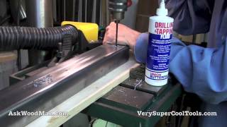 4 of 27 Steel Fabricating DrillingTapping DIY Biesemeyer Style Guide Rail Series [upl. by Garihc990]