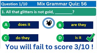 Shocking Grammar Quiz Reveals Secrets  10 minute class  Challenge 56 [upl. by Brenda]