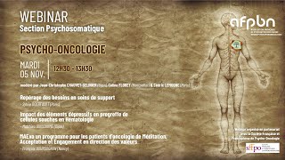 REPLAY Webinar de la section Psychosomatique  Psychooncologie 05112024 [upl. by Yatnod]