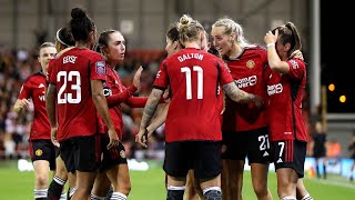 Ligue des champions féminine 2024 Manchester UTD 20 Slavia Praha groupe B journée 1 [upl. by Lierbag]