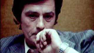 Alain Delon Magnifique Interview 1975 [upl. by Ariad532]