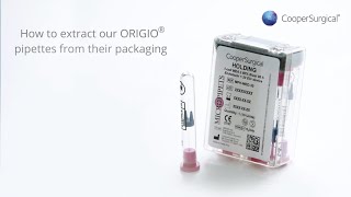 How to extract our ORIGIO® pipettes from their packaging [upl. by Vivi]