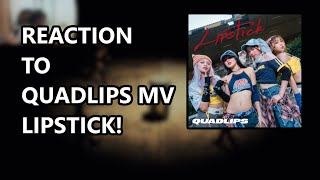 QUADLIPS WITH NEW MV AGAIN REACTION QUADLIPS LIPSTICK [upl. by Nerrej]