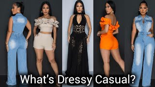 what does one wear to an event with a dressy casual dress code plus a few outfit designs [upl. by Laverna]