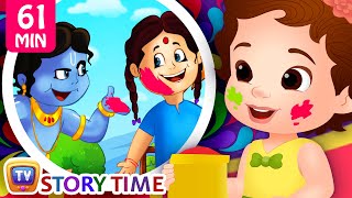 ChuChu and Chiku enjoy Holi Festival  More ChuChu TV Storytime Festivals and Special Days Stories [upl. by Eveline38]