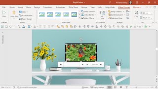 How To Embed A Video In PowerPoint [upl. by Akemrej]