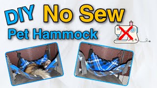 DIY No Sew Pet Hammock [upl. by Maxi]