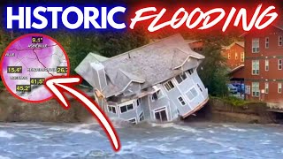 HISTORIC FLOODING North Carolina amp Tennessee 70 DEAD Evacuations LIVE [upl. by Thinia]