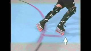 Roller Hockey Drills  Inline Skating Tutorial  Crossovers [upl. by Attej]