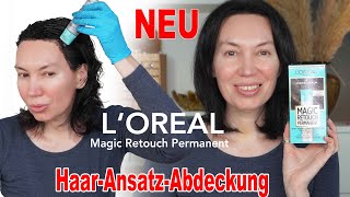 NEU LOREAL Magic Retouch Permanent HaarAnsatzAbdeckung  LOREAL im LIVE TEST [upl. by Atnoek713]