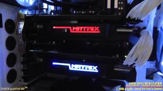 Asus Matrix HD7970 Platinum LIGHT EFFECTS in Furmark [upl. by Jeanna]