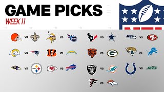 Week 11 Game Picks [upl. by Dallman]