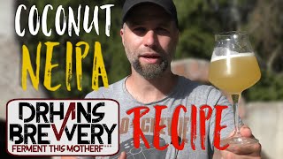 Coconut NEIPA beer G2G Recipe and Keg hopping [upl. by Neleag]