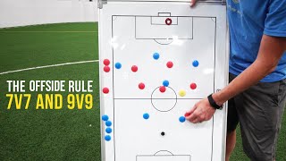 The Offside Rule 7v7 and 9v9 [upl. by Antonietta]