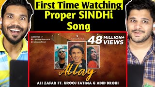 Indian Reaction on ALLAY Munja Mar Wara Sindhi Song  Ali Zafar Ft Urooj Fatima amp Abid Brohi [upl. by Idnas]