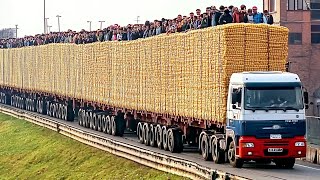 20 MOST Dangerously Overloaded Vehicles CAUGHT ON CAMERA [upl. by Thornburg]