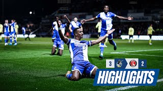 Extended Highlights  Bristol Rovers 32 Charlton Athletic [upl. by Del504]