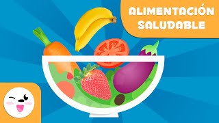 Alimentación saludable para niños  Hidratos de carbono grasas proteínas vitaminas [upl. by Ecnarwal]