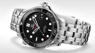 Omega Seamaster Diver 300M Black 21230412001003 Unboxing Video [upl. by Elleda]