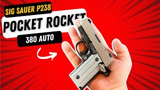 My New Concealed Carry Sig Sauer P238 380 auto Pocket Rocket CCW [upl. by Shishko]