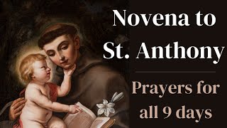 St Anthony Novena  Prayers for ALL 9 days [upl. by Ednalrim]