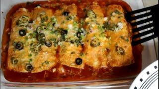 VEGETARIAN ENCHILADAS [upl. by Akimak704]