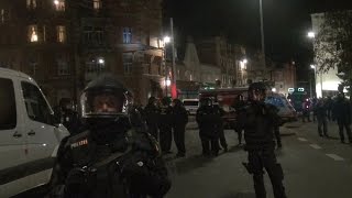 Polizei Großeinsatz Thügida Demo und Gegendemos in Jena 09112016 [upl. by Koziel]