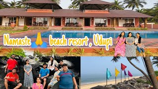 Namaste homestay and beach resort Udupi  Team outing  fun  activities  travelling [upl. by Pomfret]