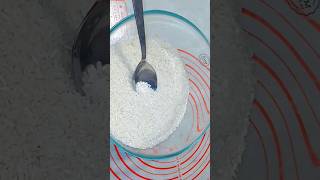 ASMR EATING RAW BASMATIC RICE food ricecakesmukbang rice ricerecipe cooking satisfying [upl. by Lusar775]