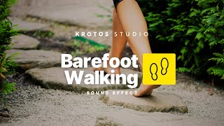 Barefoot Walking Sound Effect  100 Royalty Free  No Copyright Strikes [upl. by Archer731]