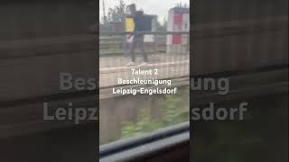 Talent 2 Beschleunigung aus Leipzig Engelsdorf RE50 Saxonia Express [upl. by Xanthus799]