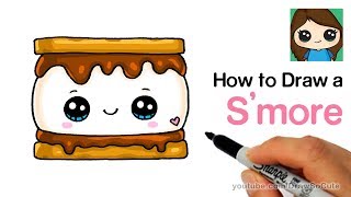 How to Draw Smores Cute and Easy [upl. by Jillane]