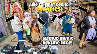 Aise Ladies Reactions Toh Pehli Baar Mile😃❤️ Ladies Market Me Loud GT650💥🚀 [upl. by Leblanc887]