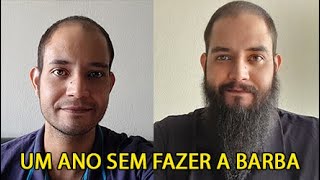 UM ANO SEM FAZER A BARBA  DAVID BLACKBEARD  TUDO BARBA [upl. by Fortier]