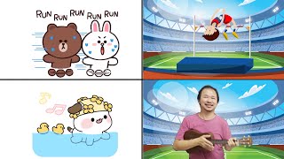 Sports Song  Lets Play Sports  Kids Songs  Kidzstation [upl. by Shanna]