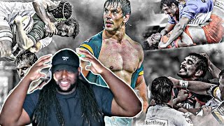 American Football player react to Eben Etzebeth  The Greatest Rugby ENFORCER Of All Time [upl. by Arri]