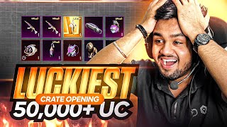 🤯Unexpected 50000 UC Crate Opening  Luckiest Crate Opening  Luminous M762 amp much more [upl. by Nahtnhoj]