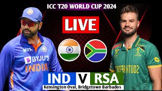 INDIA VS SOUTH AFRICA FINAL MATCH ICC T20 WORLD CUP MATCH 2024  RSA VS IND 2ND FINAL LIVE 2024 [upl. by Nims730]