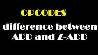 difference between add and zadd in RPGLE AS400 [upl. by Jules]