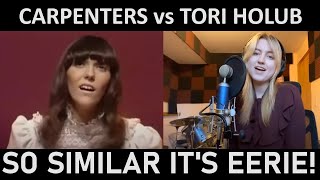 Weve Only Just Begun  Carpenters VS Tori Holub cover  SO SIMILAR [upl. by Suryt]