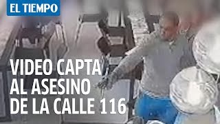 Video del asesinato de Ezequiel Rodríguez en el Carulla de la 116  El Tiempo [upl. by Layol]