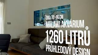 Průhledové Malawi akvárium 1250 litrů [upl. by Monti530]