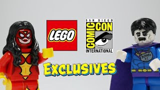 Every LEGO Comic Con Prize Pool Exclusive Minifigure Marvel DC TMNT and More SDCC NYCC and NYTF [upl. by Sisxela]