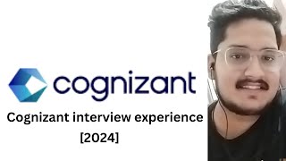 Latest Cognizant interview Experience 2024 [upl. by Aihsas]